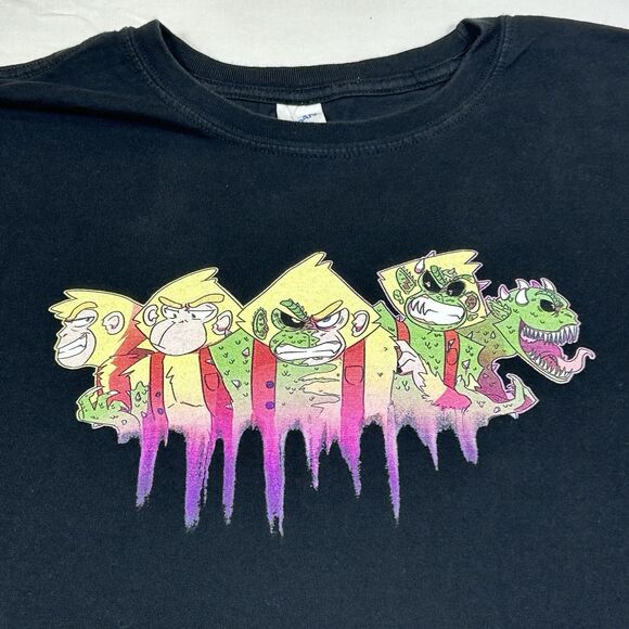 Dungeons & Dragons T-Shirt Sips Monkey Fool's Gold Black Graphic Dingo Doodles - Picture 1 of 12